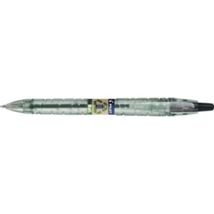 Penna a sfera a scatto Pilot ecoball B2P ricaricabile - punta 1 mm - inchiostro a base d'olio - nero - 040176