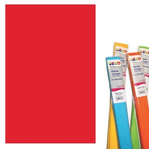 Rotolo di Carta crespa - 50x250 cm - 40 g/m² Deco rosso natale 10713/06