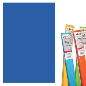 Rotolo di Carta crespa - 50x250 cm - 40 g/m² Deco blu 10713/14