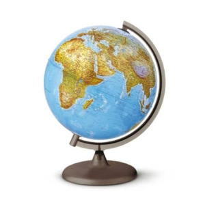 Globo geografico con luce CWR diametro 25 cm 09351