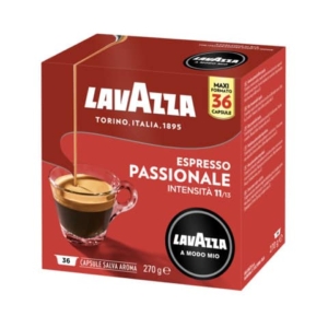 Caffè in cialde Lavazza Astuccio 36 capsule A Modo Mio Passionale - GLAMMAP36