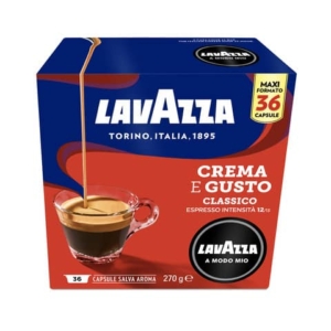Caffè in cialde Lavazza Astuccio 36 capsule A Modo Mio Crema&Gusto - GLAMMQCG36