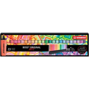 Evidenziatori Stabilo Boss Arty - colori assortiti - conf. 23 pezzi - 70/23-01-T-20