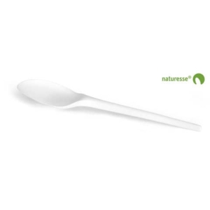 Posate in CPLA BIO bianco compostabile smart. Conf.50pz. Scatolificio del Garda cucchiaio - 14163