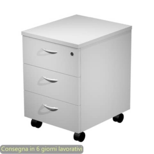 Cassettiera a tre cassetti smontata Artexport Presto 43x52x59,5 cm - grigio 60021/9