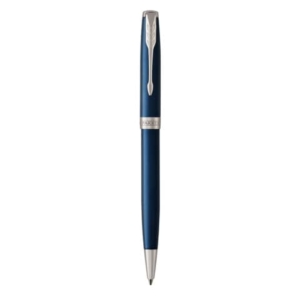 Penna a sfera Parker Sonnet punta M inchiostro nero Subtle Blue CT 1931536