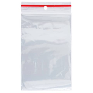 Buste trasparenti chiusura grip in LDPE 50 ?m Q-Connect idonee al contatto alimentare - conf. 1000 pz - 8x12 cm