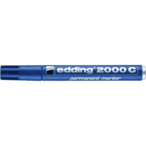 Marcatore permanente edding 2000 C punta tonda 1,5-3 mm blu - E-2000C 003