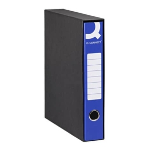 Registratore commerciale con custodia Q-Connect dorso 5 cm - 28,5x31,3 cm - blu RQ-CON-U5BL