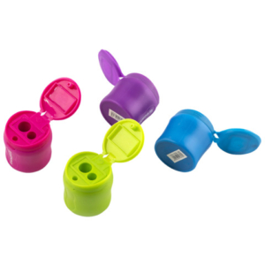 Espositore 12 temperamatite a 2 fori con serbatoio Donau in colori assortiti - 330374912