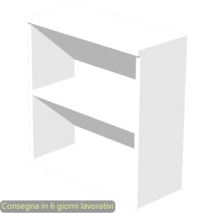Armadio basso a giorno 2898 90x46xH.85 cm Artexport bianco AR/MB/33
