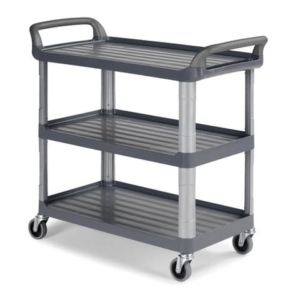 Carrello grigio in polipropilene Shelf 3800 - 111x50x102,5 cm TTS 3 ripiani 0F003800ET