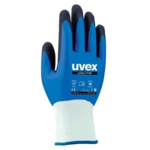Guanti protettivi antiscivolo Unilite 7710 F nylon - superfici oleose o bagnate Uvex blu TG. 7 60278.7/11