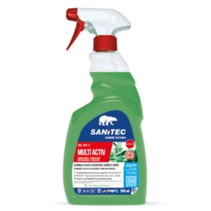 Disinfettante non profumato pronto all?uso per superfici Multi Active Sanitec 750 ml inodore - 1821-S