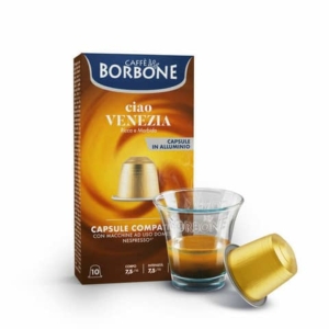 Capsule compatibili Respresso Ciao Venezia alluminio Caffe Borbone 100 pz - REBCIAOVENEZIA