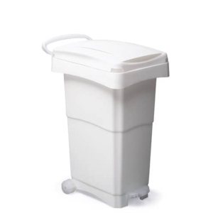 Contenitore portarifiuti Nello 80 lt PP Mobil Plastic bianco latte 151-BIL