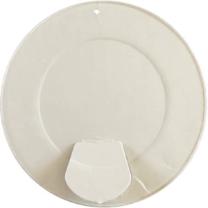 Coperchi bianchi 9/12 oz (Ø80xH.10 mm) Dopla Professional per bicchieri in carta+PE conf. 50 pz - 28104