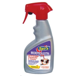 Insetticida per scarafaggi, formiche e cimici Microtech Extra Spira 400 ml 44689