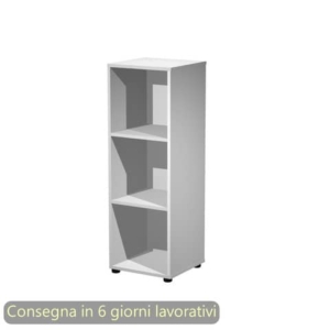 Contenitore 3 caselle a giorno Maximail 41x40xH.121,6 cm Artexport grigio alluminio - 3MaxM/5