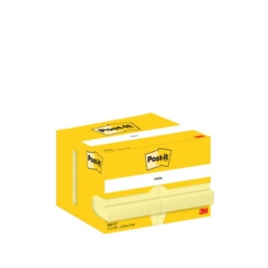 Foglietti riposizionabili classici Post-it® Giallo Canary? - conf. 12 pz - formato 51x76 mm - 656