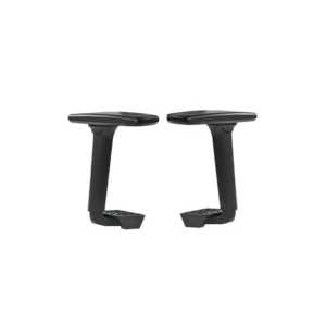 Coppia di braccioli regolabili in 4 direzioni diverse neri per sedute Seditaly  forma a T - BR50DX+SX01S