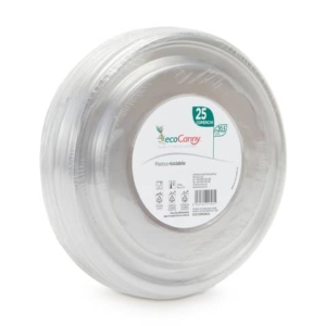 Coperchio per Ciotola ecoCanny Take Away ECO-205CA bianco Ø205 mm conf. 25 pz - ECO?COP205CA