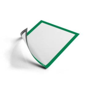 Cornice espositiva Durable DURAFRAME® MAGNETIC in PPL formato A4 in conf. 5 pz verde - 4869-05