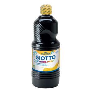 Tempera pronta Giotto School Paint in flacone 1 L nero - F535524