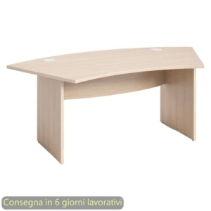 Scrivania direzionale piano rovere 190x96xH.73 cm gamba a pannello in tinta Flex Direction Artexport - BMNG-JPB/C