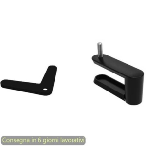 Morsetto Moody per pannello laterale con appoggio base piano Artexport nero 3-BSAL0007-AQ