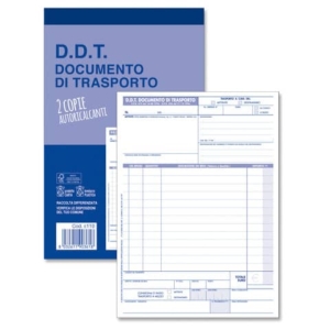 Blocco O.C.L. DDT mittente - destinatario 50x2 copie 14x21 cm 0110