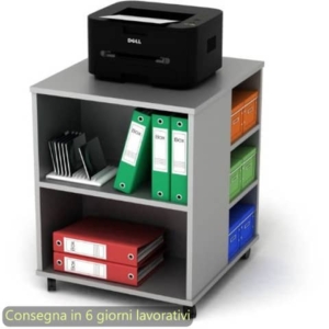 Mobile multifunzione su ruote 56x60xH.70,5 cm Artexport grigio 2454/9