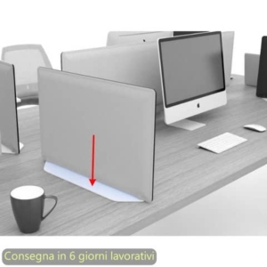 Base P.150 mm pannello trasversale L.80xH.29,5 cm Moody Artexport bianco lucido - 3-BSAL0800-AM