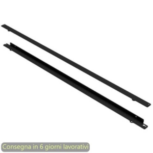 Kit fissaggio verticale a parete e soffitto coppia pannelli nero opaco Moody Artexport L.160 cm - 3-BSAN1600-AQ