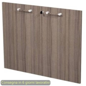 Coppia ante per mobile basso 90xH.70,4 cm Giunone Artexport noce toscano 35067/N