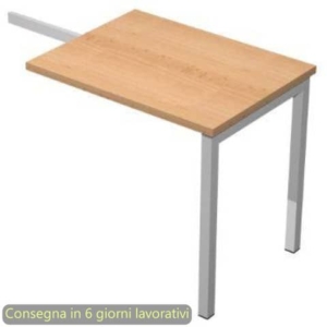 Allungo reversibile dx/sx per scrivania Presto Venere Plus 80x60x72,5 cm - Artexport piano rovere - 671/C