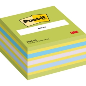 Foglietti riposizionabili Post-it® Notes Cubo Neon 76x76 mm assortiti 450 ff 2028-NB