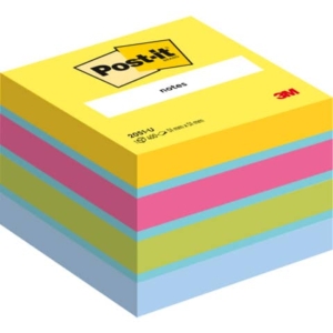 Foglietti riposizionabili colorati Post-it® Notes Minicubo Ultra 51x51 mm assortiti 400 ff - 2051-U