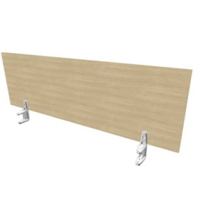 Pannello divisorio in melaminico rovere per scrivanie singole 140xH.42 cm linea Practika Quadrifoglio - CODI140-RK