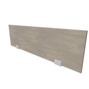 Pannello divisorio in melaminico cemento per bench 120xH.35 cm linea Practika Quadrifoglio - CODB120-CL