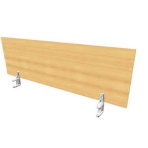 Pannello divisorio in melaminico faggio per scrivanie singole 140xH.42 cm linea Practika Quadrifoglio - CODI140-FA