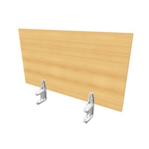 Pannello divisorio in melaminico faggio per scrivanie singole 80xH.42 cm linea Practika Quadrifoglio - CODI080-FA