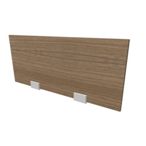 Pannello divisorio in melaminico noce per bench 80xH.35 cm linea Practika Quadrifoglio - CODB080-NO