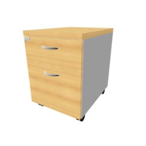 Cassettiera faggio a 1 cassetto con classificatore 42x56xH.58 cm linea Practika Quadrifoglio - PKCACL01-FA-AA