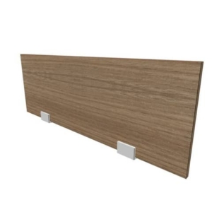 Pannello divisorio in melaminico noce per bench 100xH.35 cm linea Practika Quadrifoglio - CODB100-NO