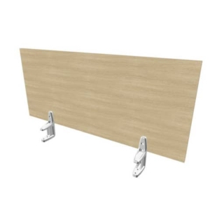 Pannello divisorio in melaminico rovere per scrivanie singole 100xH.42 cm linea Practika Quadrifoglio - CODI100-RK