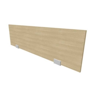 Pannello divisorio in melaminico rovere per bench 120xH.35 cm linea Practika Quadrifoglio - CODB120-RK