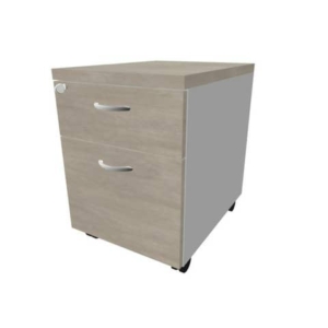 Cassettiera cemento a 1 cassetto con classificatore 42x56xH.58 cm linea Practika Quadrifoglio - PKCACL01-CL-AA