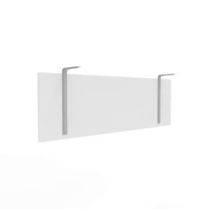 Pannello frontale in melaminico bianco 128,7xH.35,1 cm per scrivanie Practika Quadrifoglio - COFRA160-BA