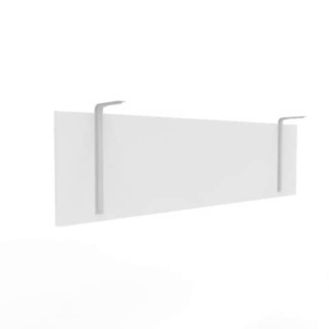 Pannello frontale in melaminico grigio 128,7xH.35,1 cm per scrivanie Practika Quadrifoglio - COFRA160-GR